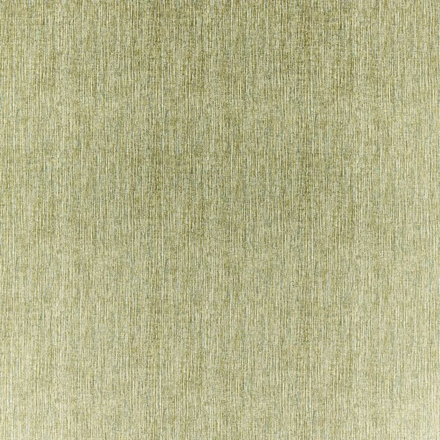 Muted olive-gold strié textile with fine vertical threads and softly varied surface