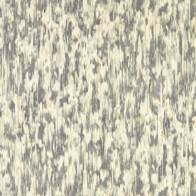 Cool slate-grey and pearl vertical mottled strokes across a wallpaper swatch