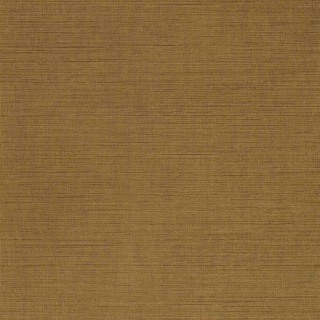 Muted bronze wallpaper with fine horizontal striations and subtle woven-looking texture