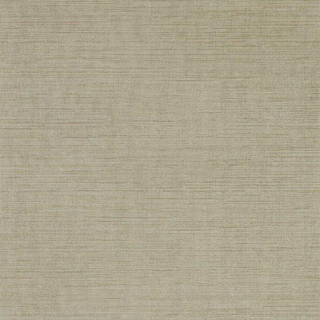 Muted greige wallpaper with fine horizontal striations and softly layered tonal texture