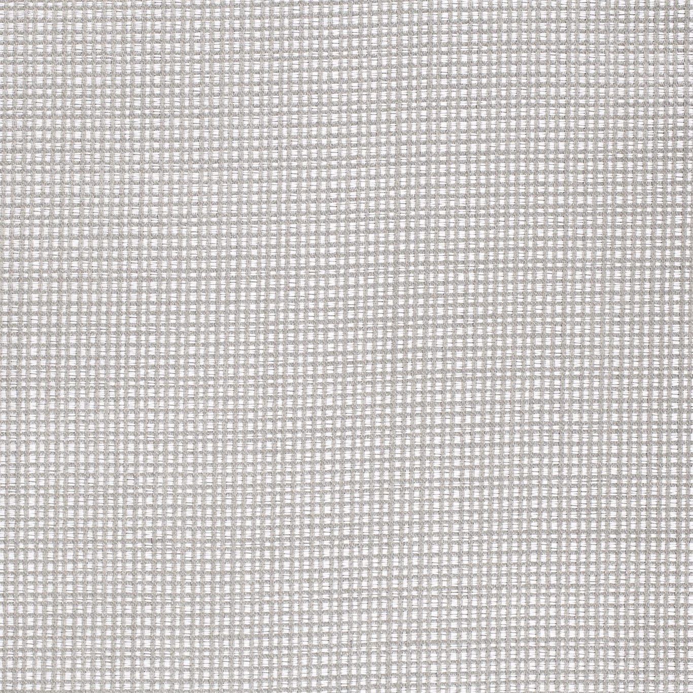 Cool dove-grey textile with a fine, softly contrasted woven grid