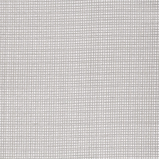 Cool dove-grey textile with a fine, softly contrasted woven grid