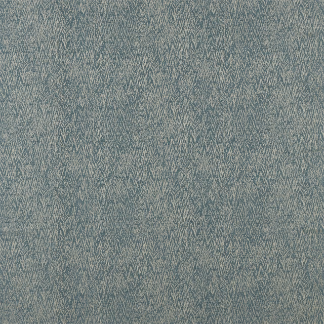 Muted peacock teal woven ground with fine pale zigzag texture