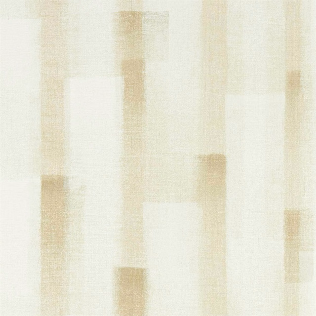 Oyster cream wallpaper with translucent beige vertical blocks and subtle tactile grain
