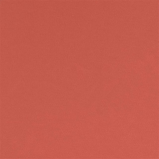Muted coral-red plain weave with a fine, softly grained surface