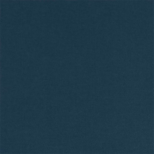 Deep ink-blue teal plain-weave fabric with a subtle woven grain