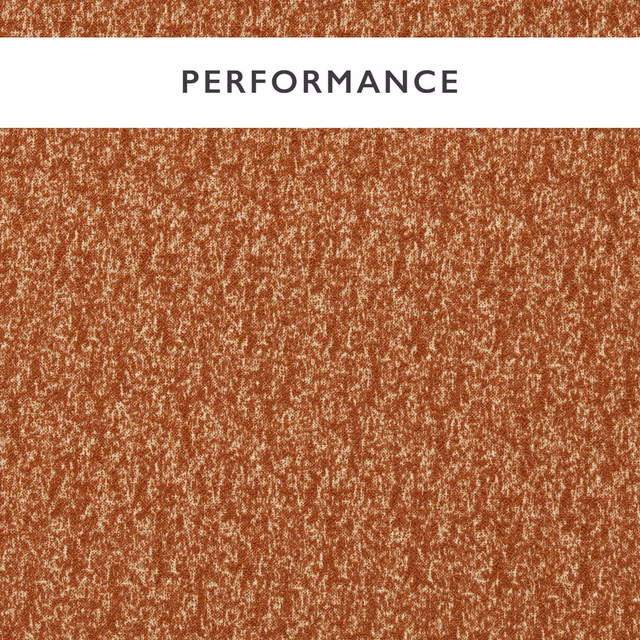Warm terracotta boucle with dense cream flecks and softly mottled texture