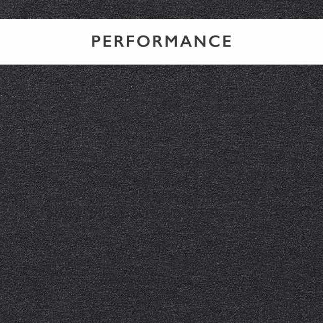 Near-black charcoal bouclé with a fine, densely nubby surface