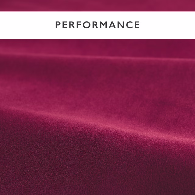 Deep magenta velvet with plush nap and directional light-catching shading