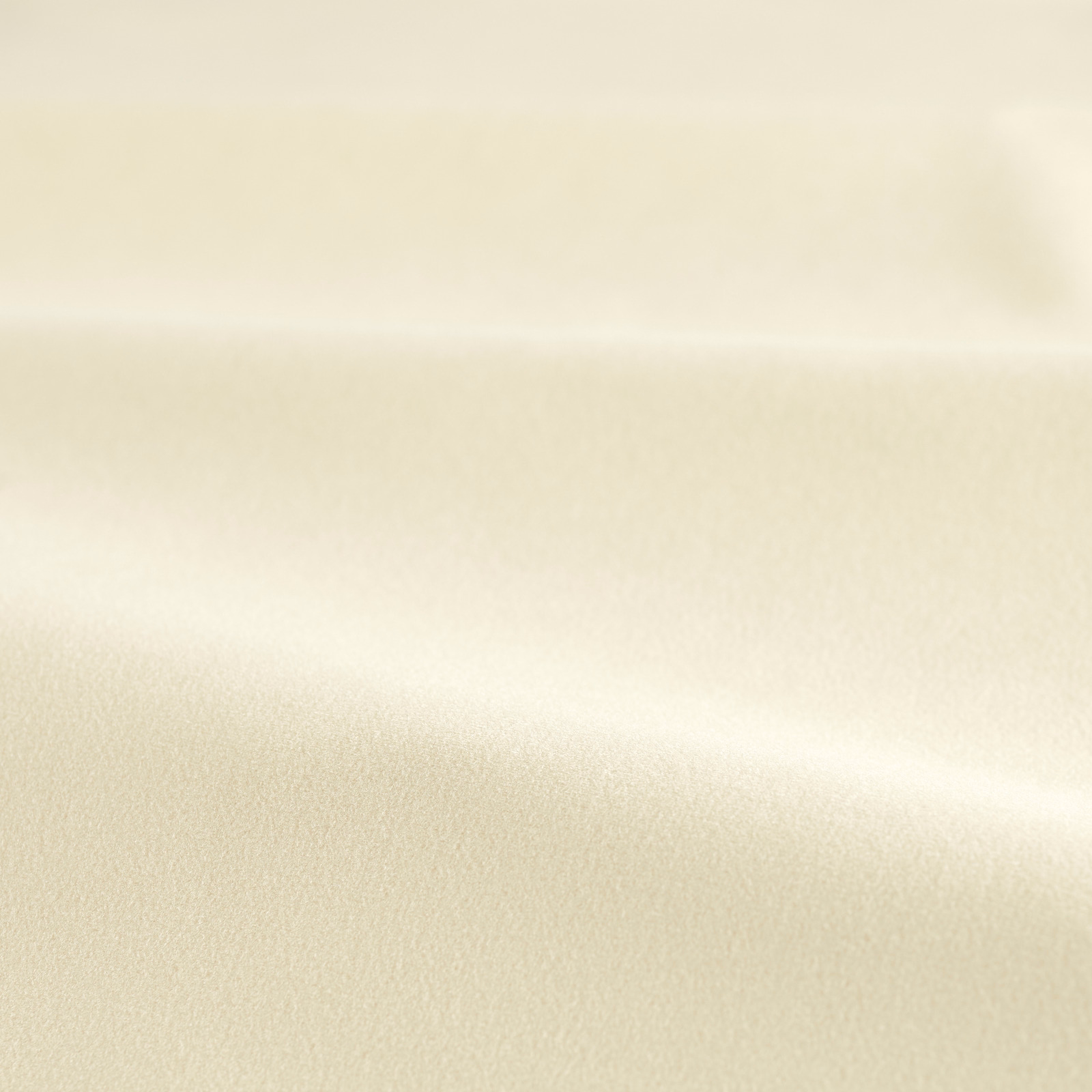 Warm parchment cream velvet with a soft nap and gentle diagonal sheen