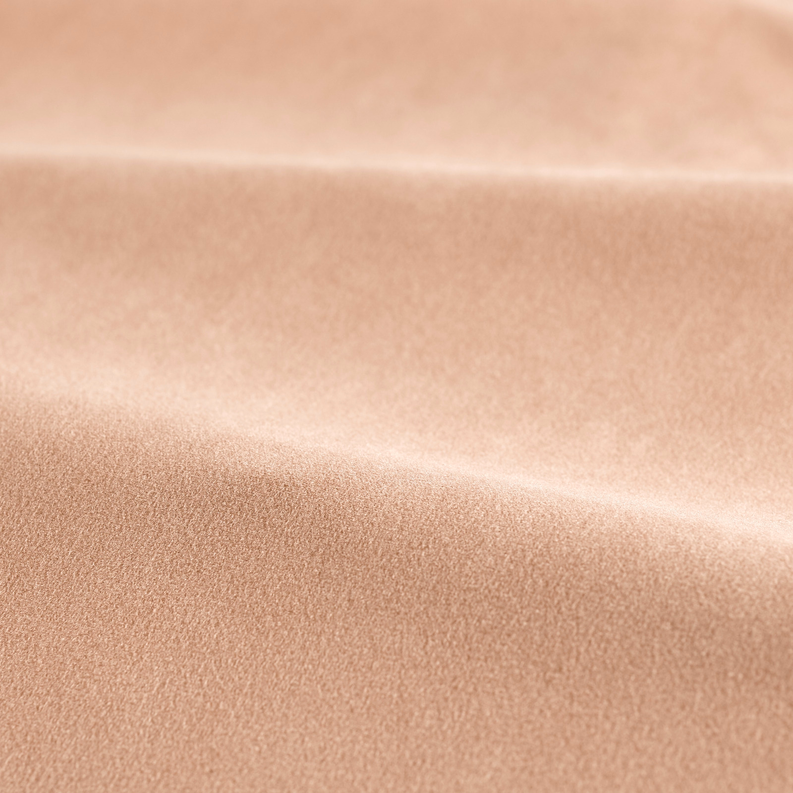 Warm blush-pink velvet with a softly brushed, light-catching plain pile