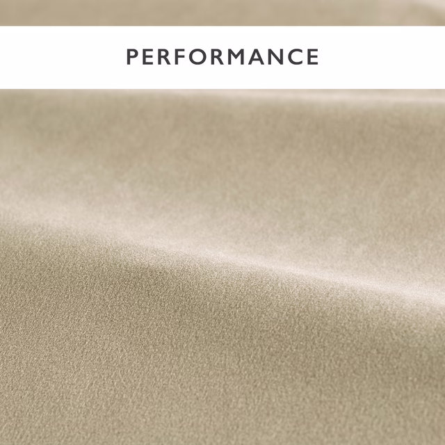 Close-up of warm taupe velvet with a soft directional sheen