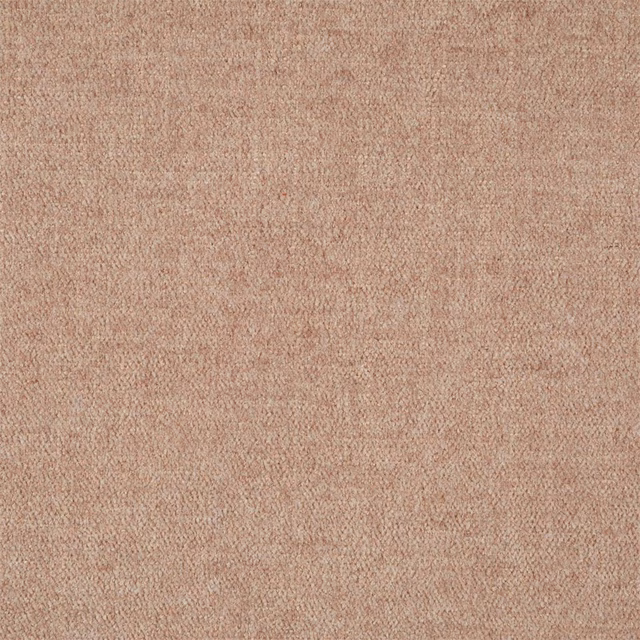 Dusty blush-pink chenille weave with fine tonal flecks and soft, tactile texture