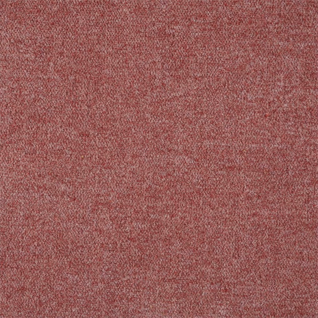 Dusky rose chenille with fine mottled yarn texture and soft tonal variation