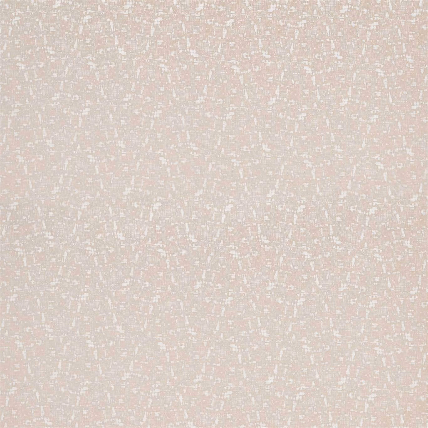 Pale blush pink fabric with irregular ivory flecks and a softly woven texture