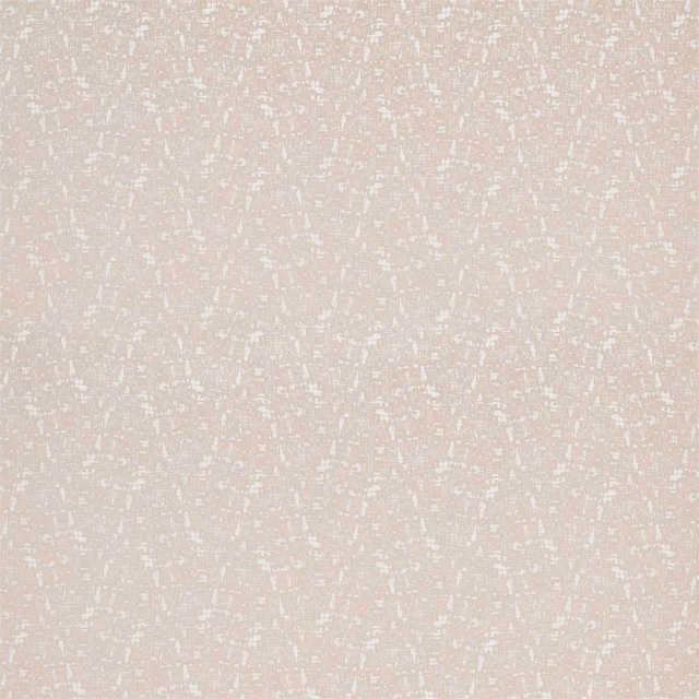 Pale blush pink fabric with irregular ivory flecks and a softly woven texture