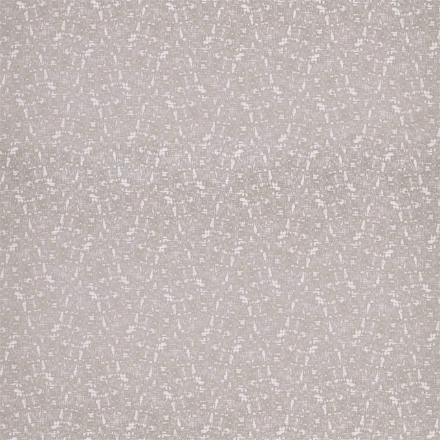 Pale French grey woven textile with irregular white flecks and a fine textured surface