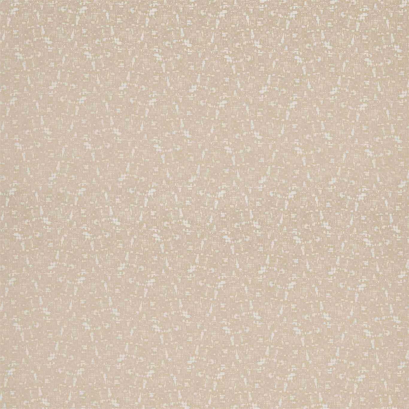 Warm putty taupe textile with fine pale broken flecks and softly woven texture