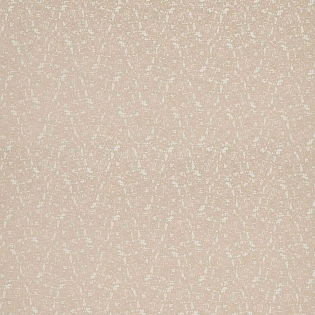 Warm putty taupe textile with fine pale broken flecks and softly woven texture