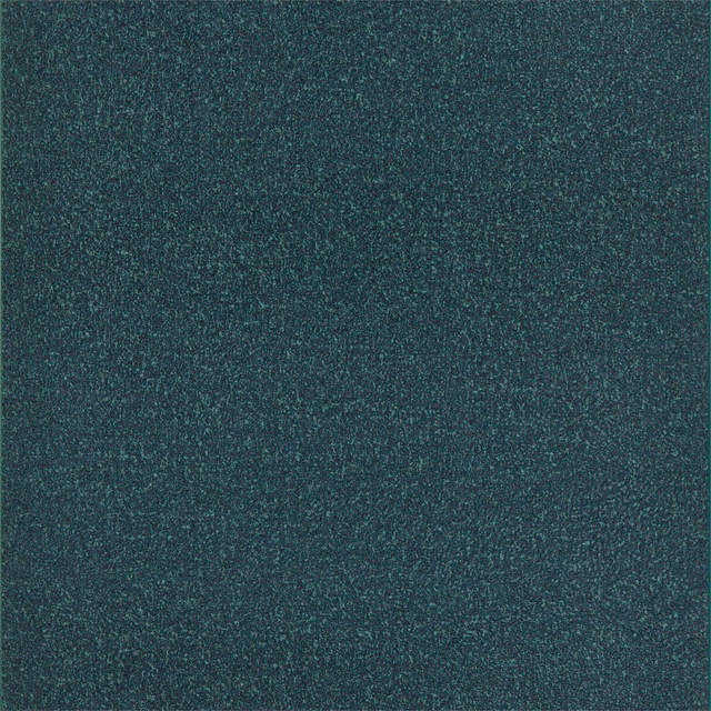 Deep emerald and kingfisher wallpaper with subtle broad vertical tonal stripes
