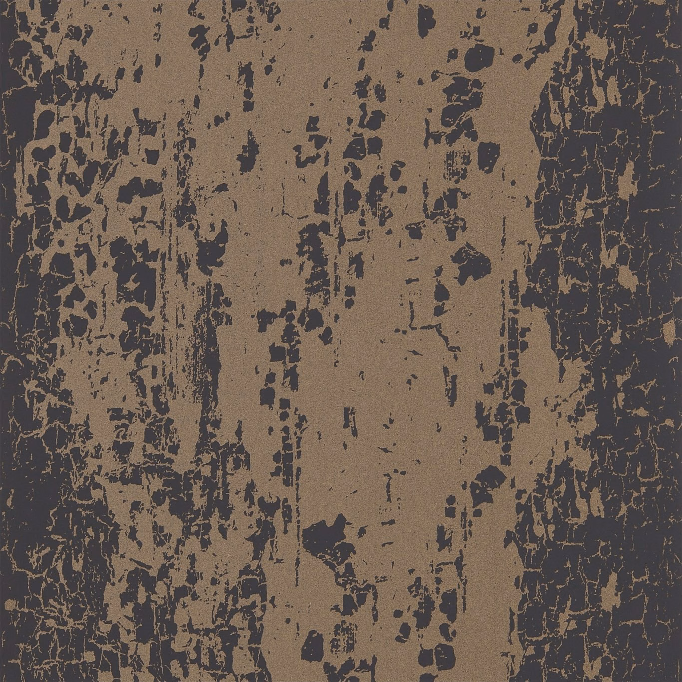 Charcoal and taupe wallpaper with distressed vertical marks and weathered texture