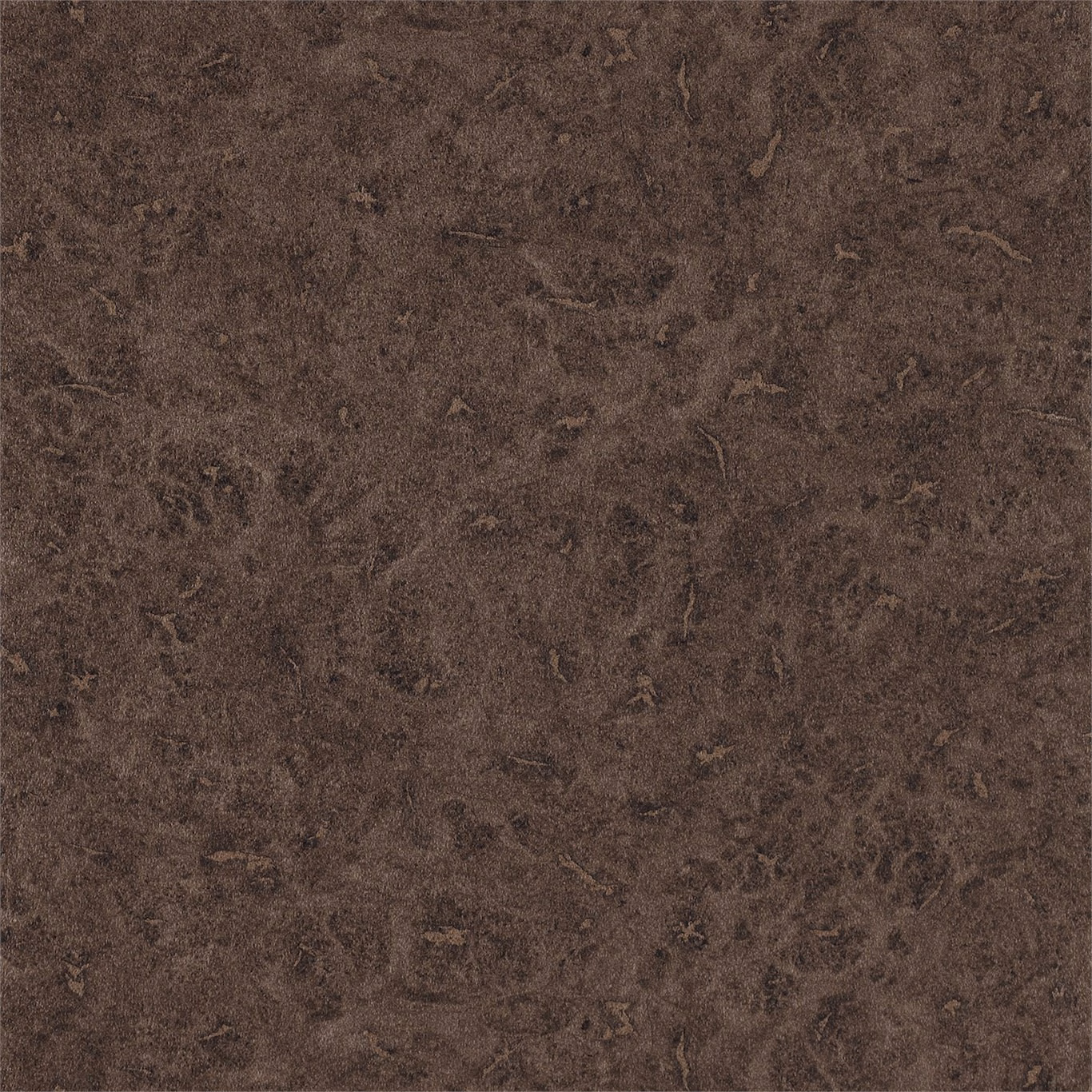 Deep walnut-brown abstract wallpaper with softly mottled, lacquer-like organic texture