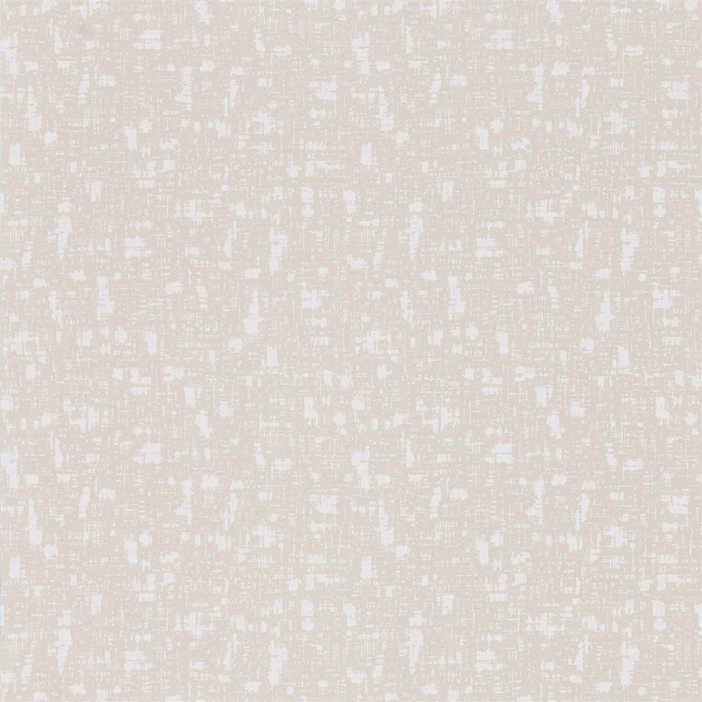 Pale rose gold wallpaper with chalk-white distressed flecks and fine irregular texture