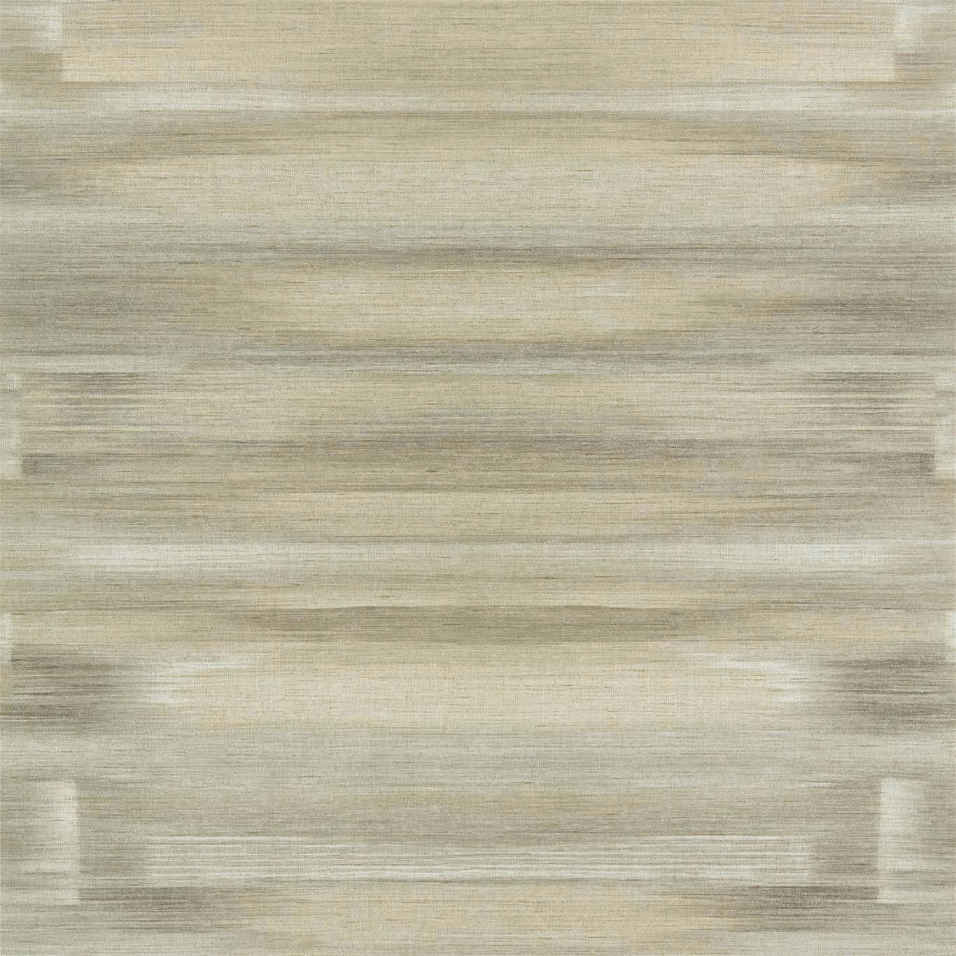 Muted sandstone wallpaper with layered horizontal bands and fine brushed striations