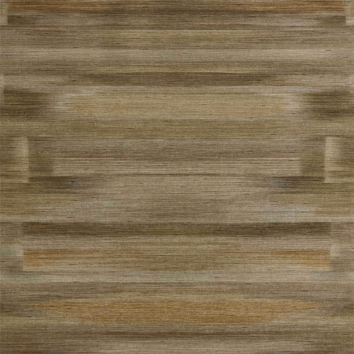 Muted urban-gold wallpaper with horizontal striations and olive-taupe geometric blocks