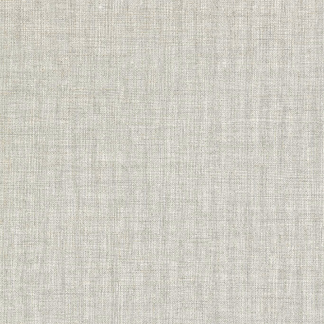 Pale mist-grey wallpaper with a delicate flax-like crosshatched texture