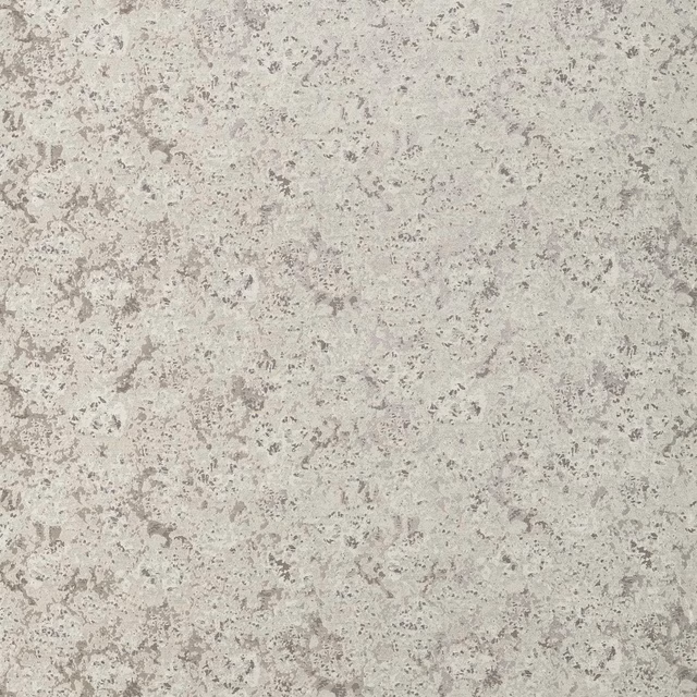 Pale chalk fabric with mottled steel-grey flecks and softly etched irregular markings