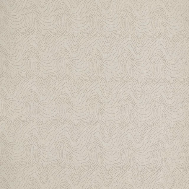 Pale copper-cream fabric with fine undulating contour lines in a subtle woven texture