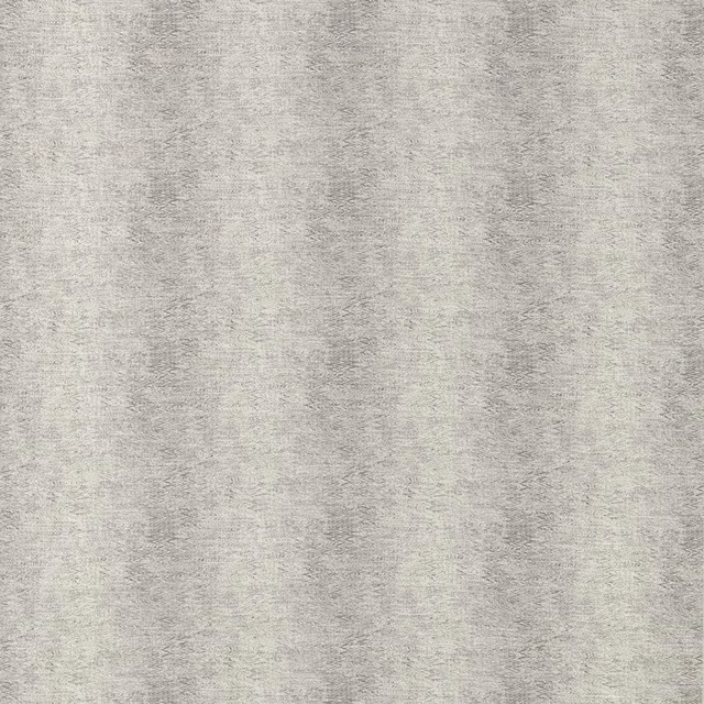 Oyster-grey woven fabric with pale vertical clouded striations and fine texture