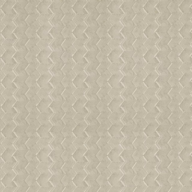 Pale shell-taupe woven fabric with fine vertical zigzag columns and tonal texture