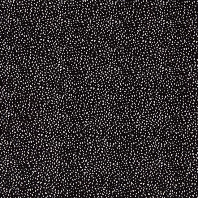 Ebony velvet covered in dense tiny fawn flecks with a subtly textured surface