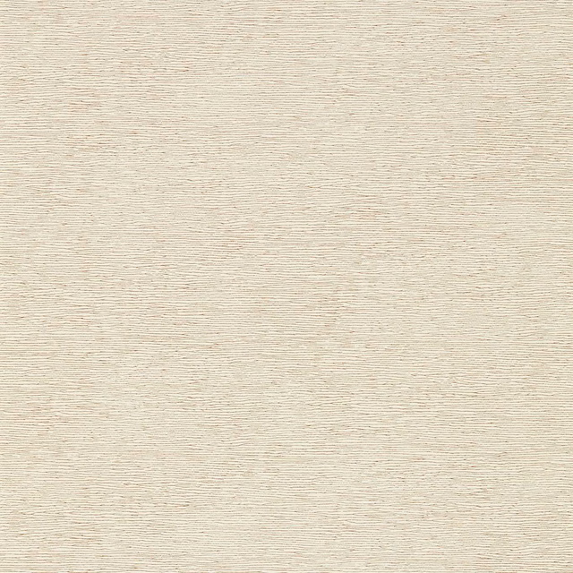 Warm ivory wallpaper with fine horizontal striations and softly mottled surface