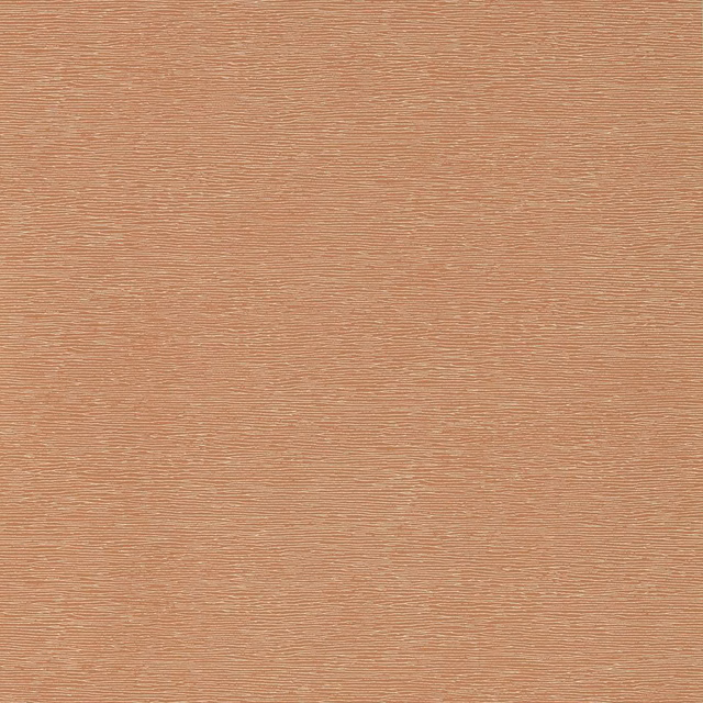 Muted terracotta wallpaper with fine, closely spaced horizontal striations