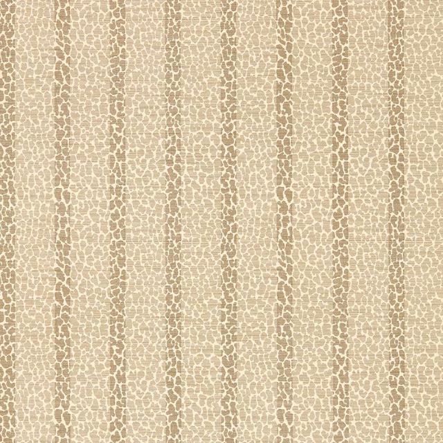 Warm camel wallpaper with broken pebble-like vertical stripes and softly textured surface