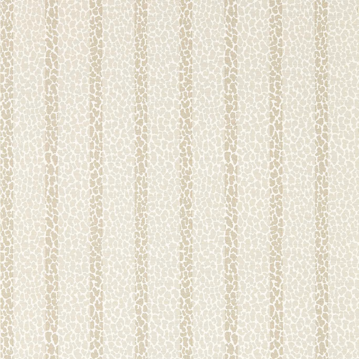 Pale greige and ivory wallpaper with irregular fine vertical stripe markings