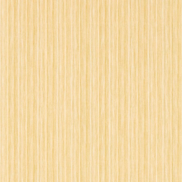 Pale bamboo-yellow wallpaper with fine uneven vertical striations and a softly textured surface