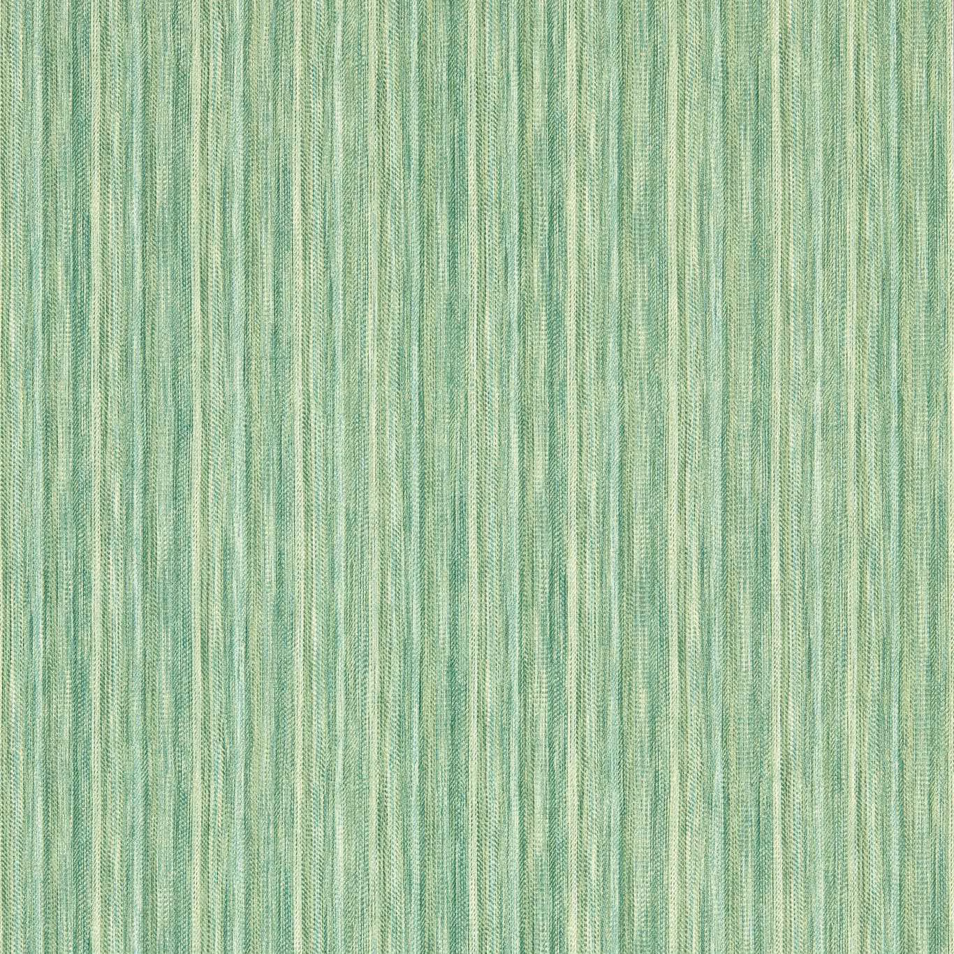 Soft emerald green wallpaper with fine irregular vertical striations and pale textured highlights