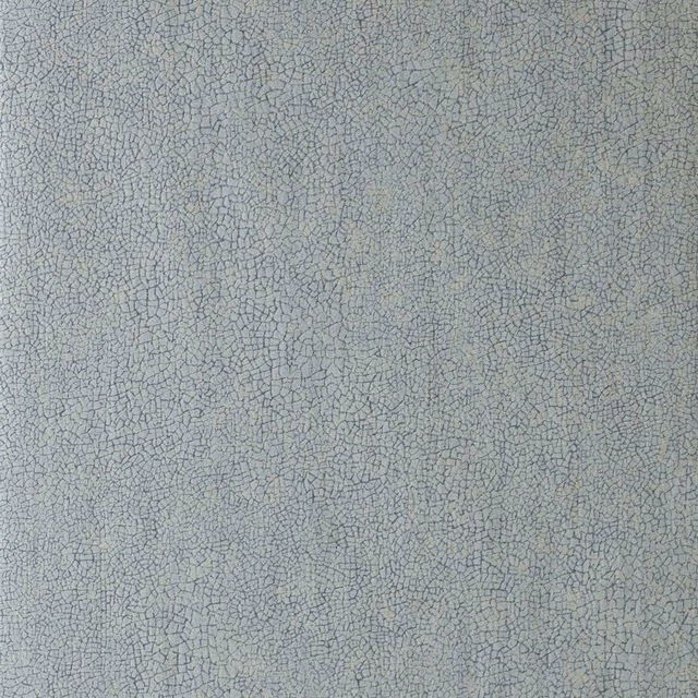 Pale blue-grey Moonstone wallpaper with fine charcoal crackle lines and soft mottling