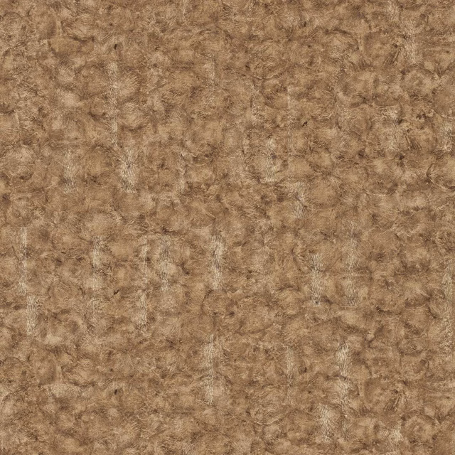 Warm sulphur-brown wallpaper with cloudy taupe marbling and pale gold highlights