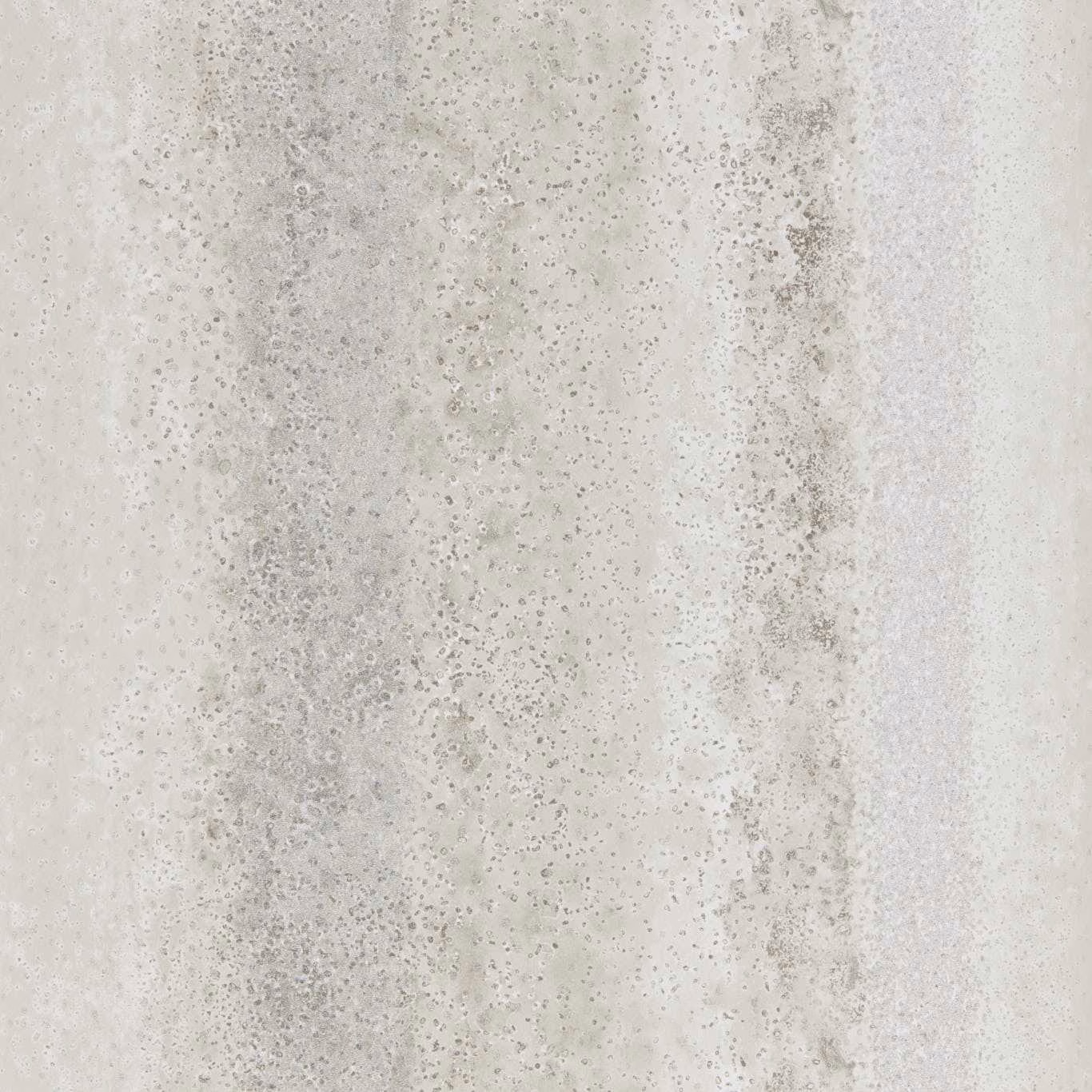 Pale smoky quartz wallpaper with mottled vertical mineral bands and fine speckling