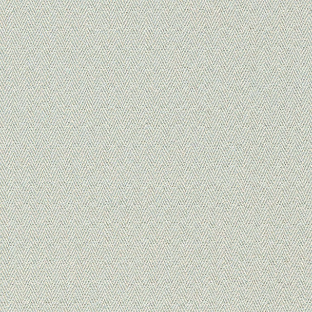 Pale powder-blue fabric with a fine woven white chevron pattern