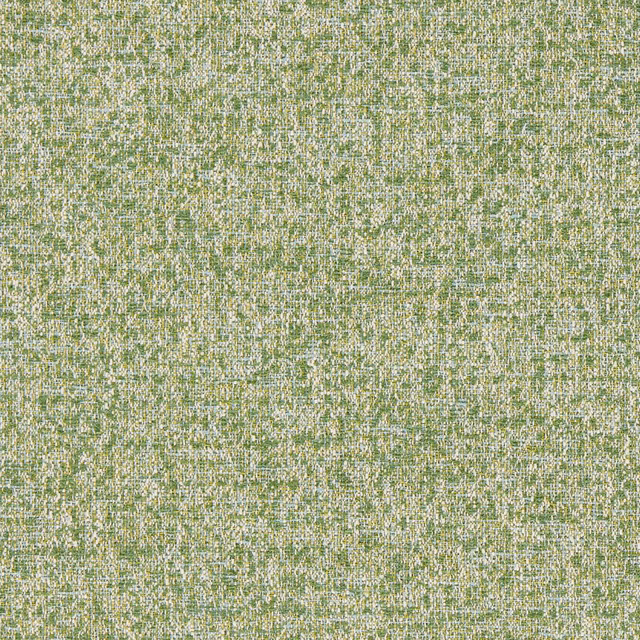 Mottled sage-green woven textile with cream, white and tan flecks