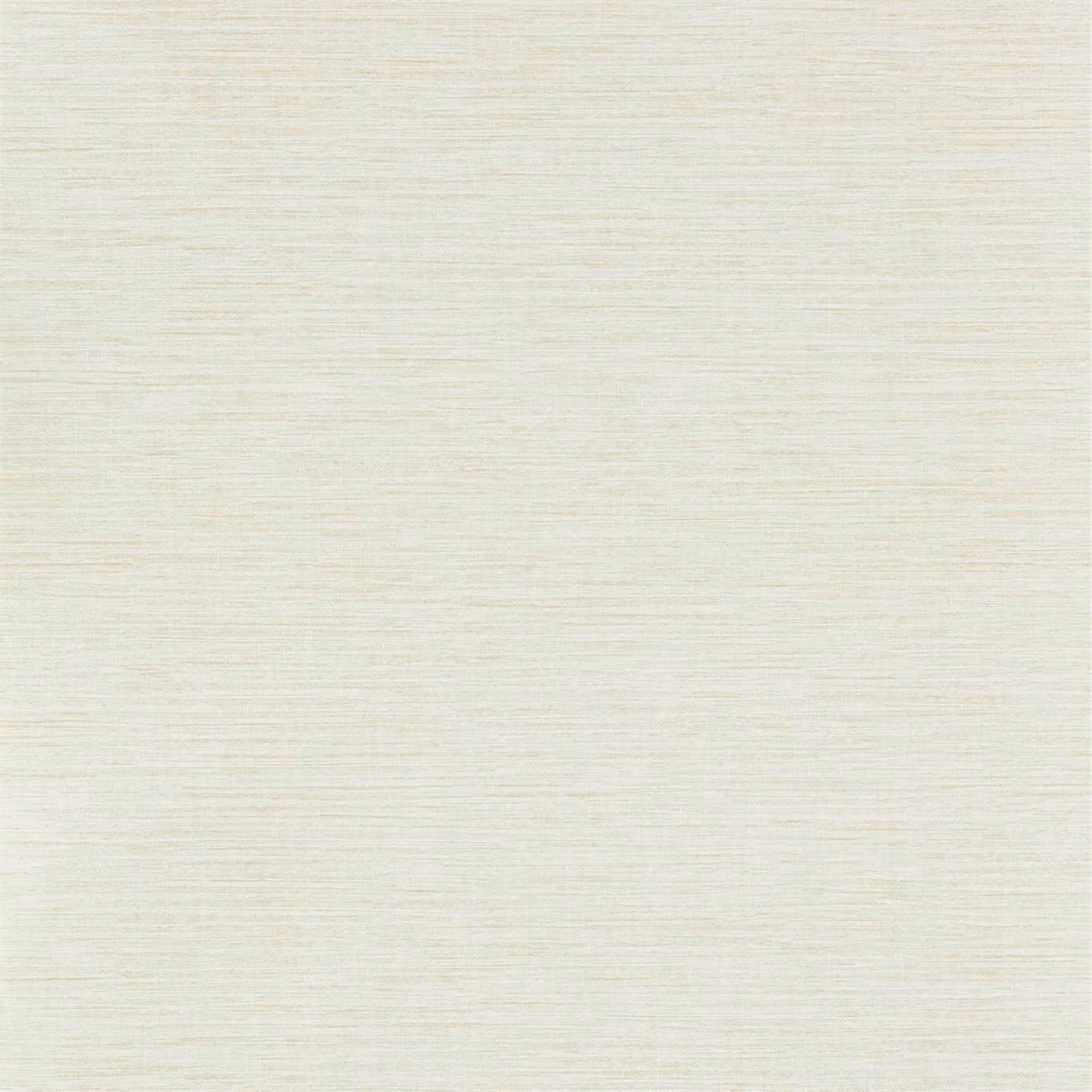 Pale eggshell wallpaper with fine horizontal striations and a cool green-grey cast