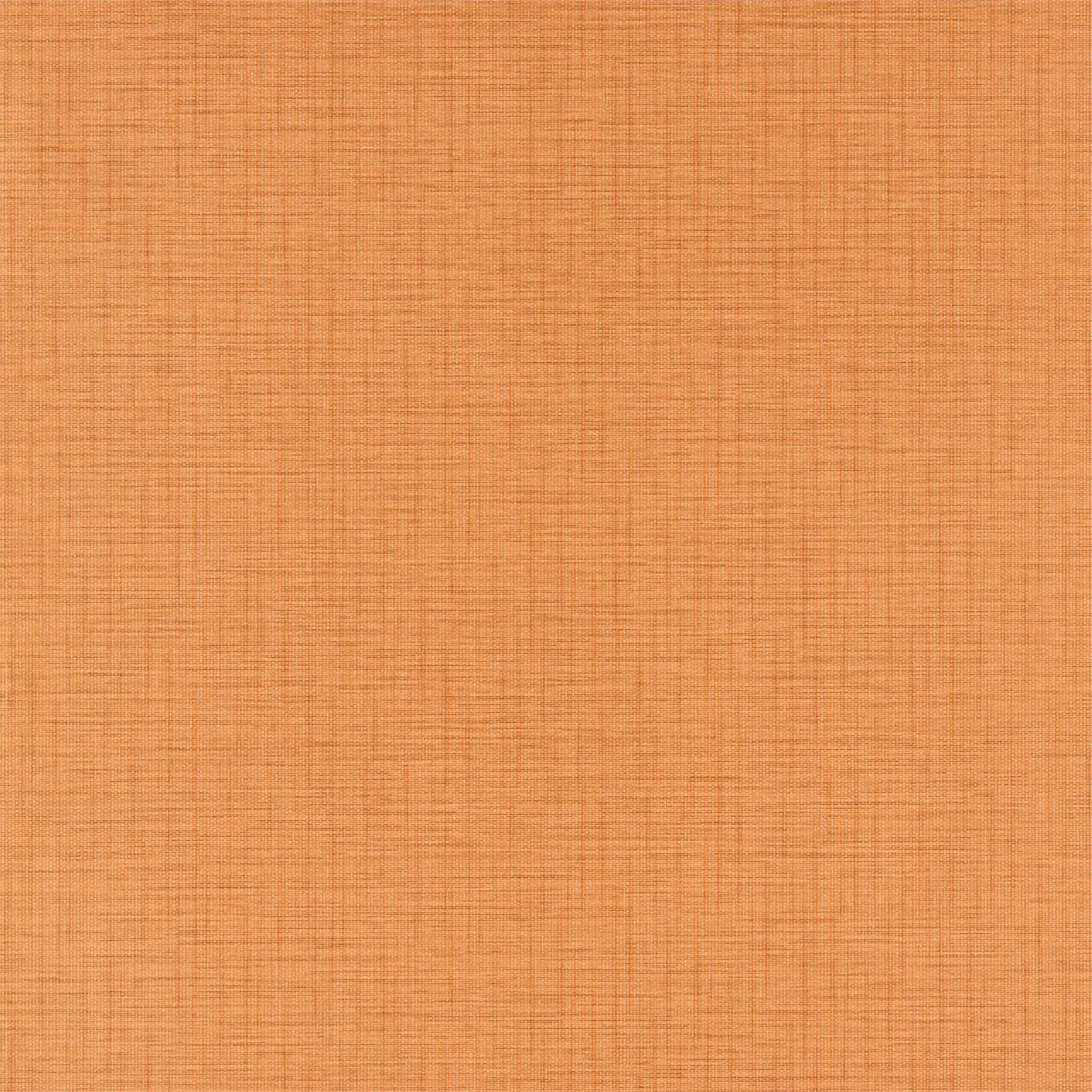 Warm rust wallpaper with a fine crosshatched, woven-look texture in close view