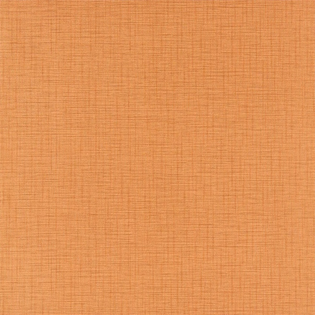 Warm rust wallpaper with a fine crosshatched, woven-look texture in close view