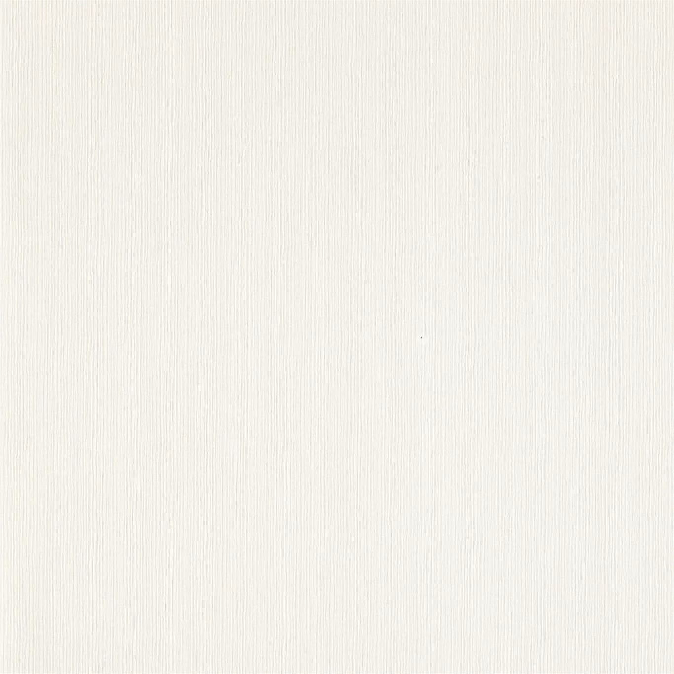 Pale dove-grey wallpaper with a fine, barely visible vertical ribbed texture